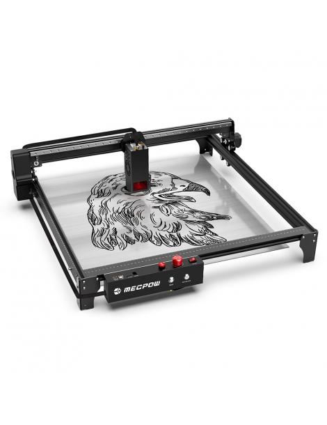 Mecpow X5 22W Macchina per incisione laser area di incisione 600x600mm spot laser con assistenza pneumatica automatica Duty-free