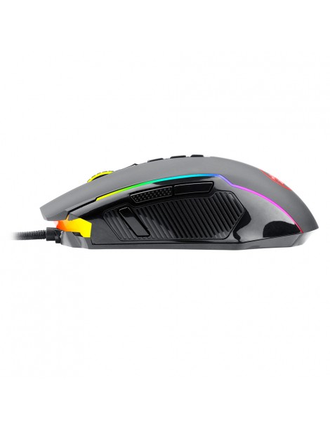 Redragon Mouse da gioco cablato M910-K RGB 8000 DPI 9 pulsanti programmabili con pulsante di fuoco rapido Italy