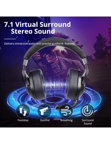 Tronsmart Sparkle Virtual 7.1 Cuffie da gioco con illuminazione RGB porta USB Italia