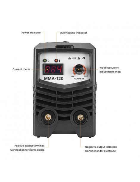 Mecpow MMA-120 Saldatrice a doppia tensione display a LED modalità di controllo IGBT funzione di avvio a caldo Vendita