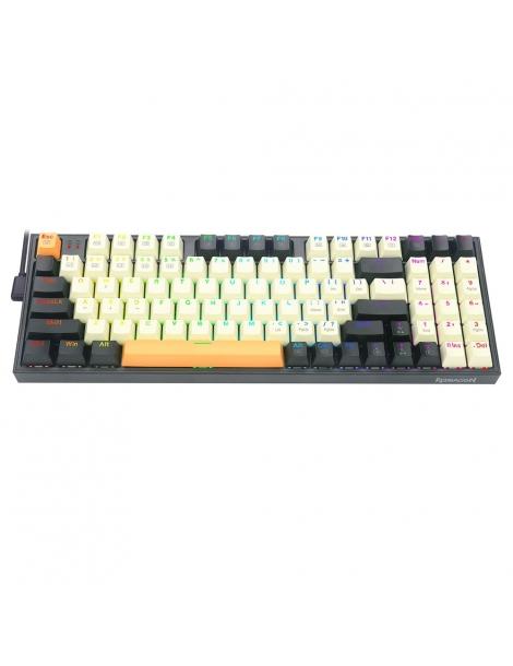 Redragon K636CLO-RGB Kitava 94 tasti con tastierino numerico tastiera meccanica retroilluminata RGB - Nero Spedizione Gratuita