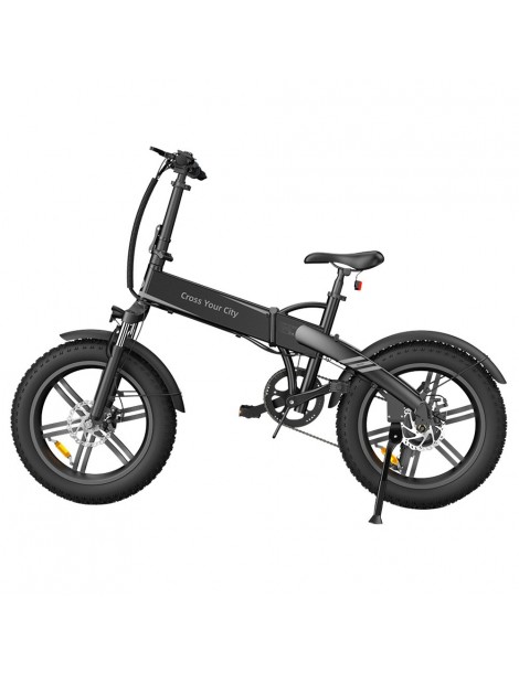 ADO A20F Bestia pieghevole E-bike 250W DC Brushless Motore 25km/h 36V 14.5Ah Batteria 20*4.0 Pneumatici Sensore di coppia-Nero Consegna Veloce