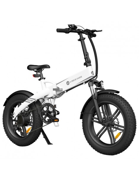 ADO A20F Bestia Pieghevole E-Bike 250W DC Brushless Motore 25km/H 36V 14.5Ah Batteria 20*4.0 Pneumatici Sensore Di Coppia-Bianco Promozione Limitata