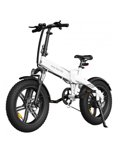 ADO A20F Bestia Pieghevole E-Bike 250W DC Brushless Motore 25km/H 36V 14.5Ah Batteria 20*4.0 Pneumatici Sensore Di Coppia-Bianco Promozione Limitata
