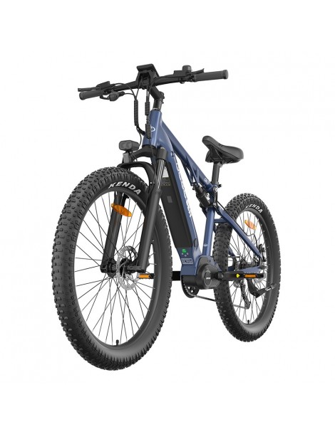 GOGOBEST GM27 Bicicletta elettrica 48V 350W Motore centrale Freno a disco idraulico - Blu Presa