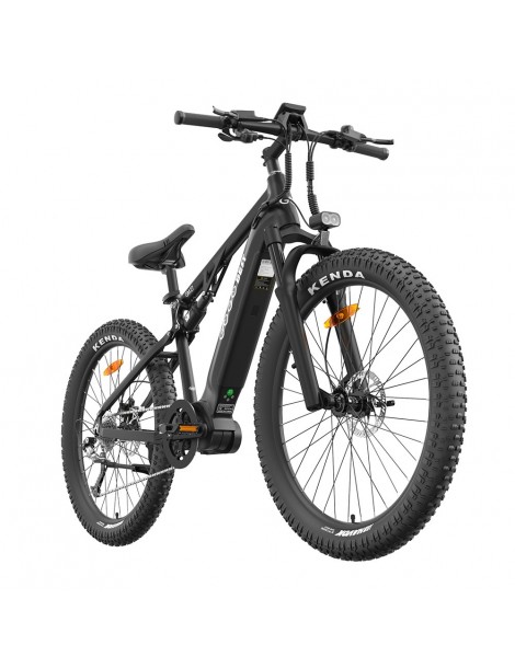 GOGOBEST GM27 Bicicletta elettrica 48V 350W Motore centrale Freno a disco idraulico - Nero Sconto