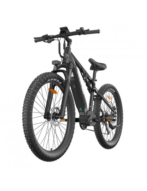 GOGOBEST GM27 Bicicletta elettrica 48V 350W Motore centrale Freno a disco idraulico - Nero Sconto