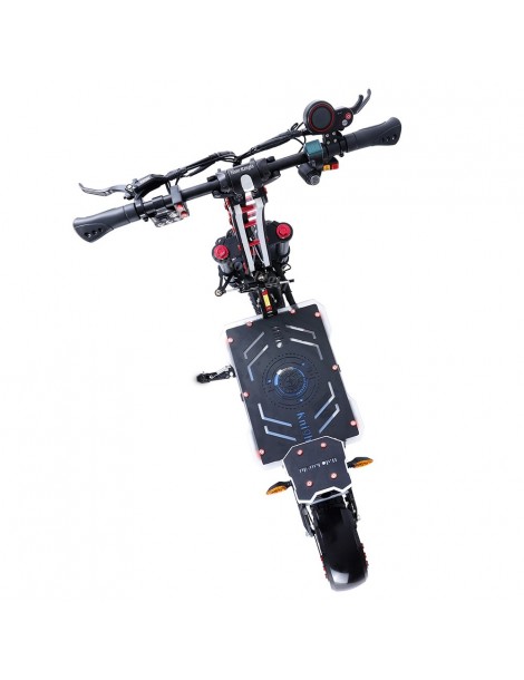 Halo Knight T107 Max 14 pollici Off-Road Pneumatici Scooter elettrico pieghevole 2*4000W Motori 72V 50Ah Batteria Offerta