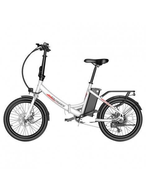 FAFREES F20 Light 20*1.95'' Pneumatico Bicicletta elettrica pieghevole da città motore 48V 250W batteria 14.5Ah - Bianco Comprare a buon mercato