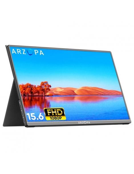 ARZOPA 15 6" Monitor portatile 1920*1080 frequenza di aggiornamento 60Hz Offerta Pasqua