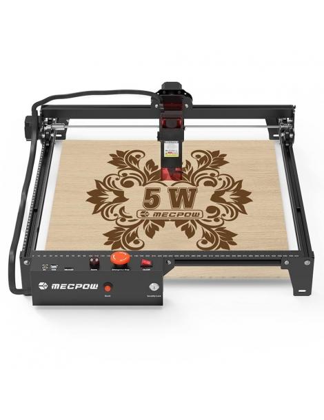 Mecpow X3 5W Macchina per incisione laser con blocco di sicurezza arresto di emergenza rilevamento fiamma - Spina UE Liquidazione
