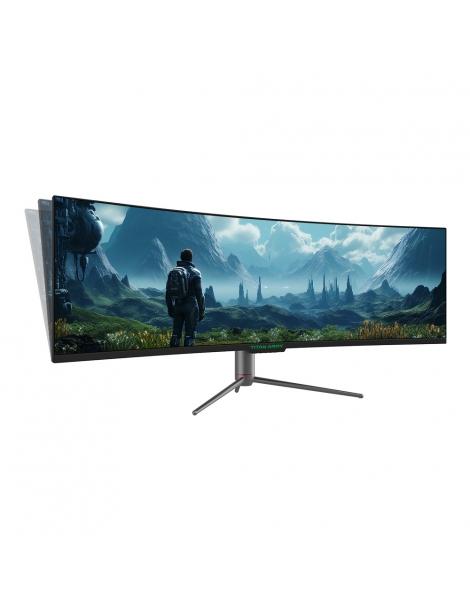 TITAN ARMY C49SHC Monitor da gioco 32:9 49 pollici DFHD 3840×1080 a schermo maggiorato pannello CSOT HVA curvo 1500R Offerte speciali