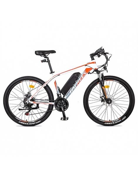 FAFREES Bici elettrica da 26 pollici 250 W con batteria agli ioni di litio da 36 V 10 Ah SHIMANO 21 velocità-Bianco Solo un giorno rimasto
