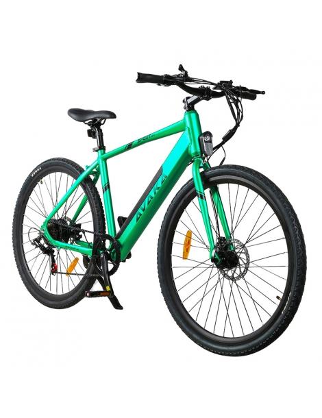 Bicicletta elettrica AVAKA R3 motore 36V 350W batteria 12 5Ah velocità massima 32km/h autonomia 70km - Verde Limitato a 3 giorni