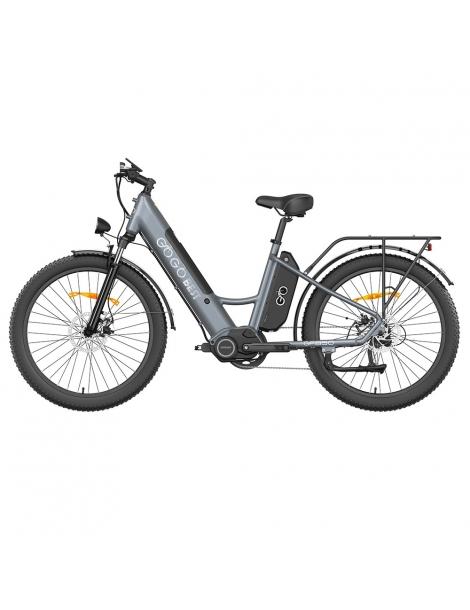 GOGOBEST GF850 26 * 3 pollici pneumatici bicicletta elettrica con motore centrale 500W motore 2 * 10.4Ah batterie - Grigio Duty-free