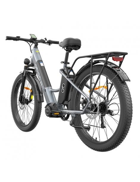 GOGOBEST GF850 26 * 3 pollici pneumatici bicicletta elettrica con motore centrale 500W motore 2 * 10.4Ah batterie - Grigio Duty-free