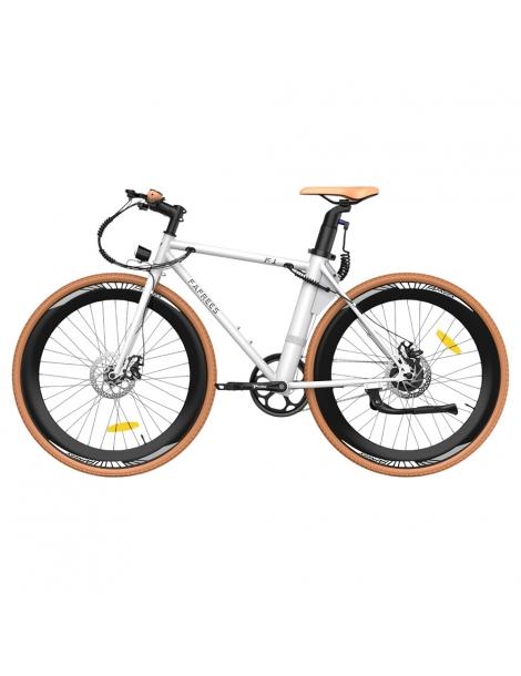 Fafrees F1 Bicicletta elettrica da città motore 250W 36V 10AH pneumatici CST 700C*38C 25km/h 40N.M 90km - Arancione bianco 2025