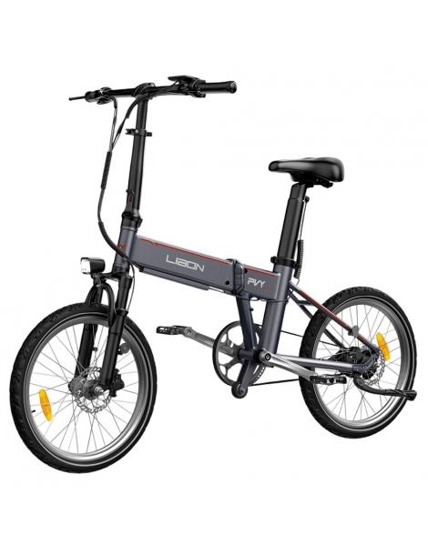 PVY LIBON Bicicletta elettrica pieghevole da città motore 500W 36V 20.4Ah pneumatici 20*2.5” 25km/h 260km - Grigio Pezzi Unici