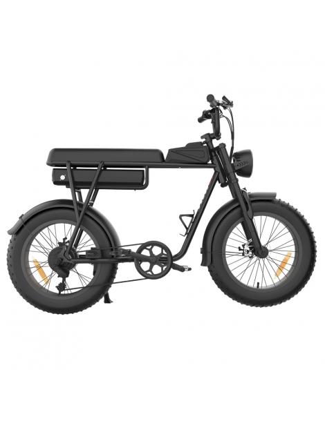 YAMALI FXH-006 Bicicletta elettrica Motore 1000W Batteria 48V 20Ah Pneumatici grassi 20*4'' Velocità massima 50km/h - Nero