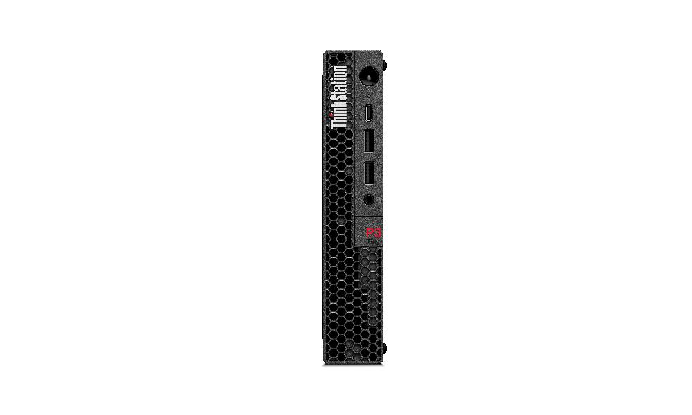 Lenovo ThinkStation P3 Tiny Intel® Core™ i7 i7-14700T 32 GB DDR5-SDRAM 1 TB SSD NVIDIA T400 Windows 11 Pro Mini PC Stazione di Negozio
