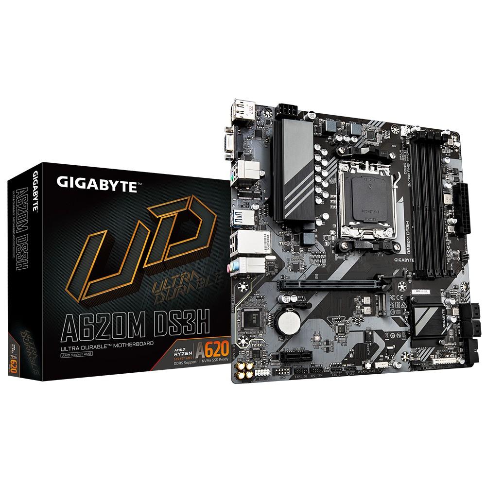 Gigabyte A620M DS3H scheda madre AMD A620 Presa di corrente AM5 micro ATX
