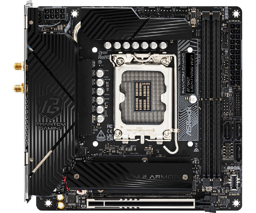 Asrock B760I Lightning WiFi Intel B760 LGA 1700 mini ITX Qualità Garantita