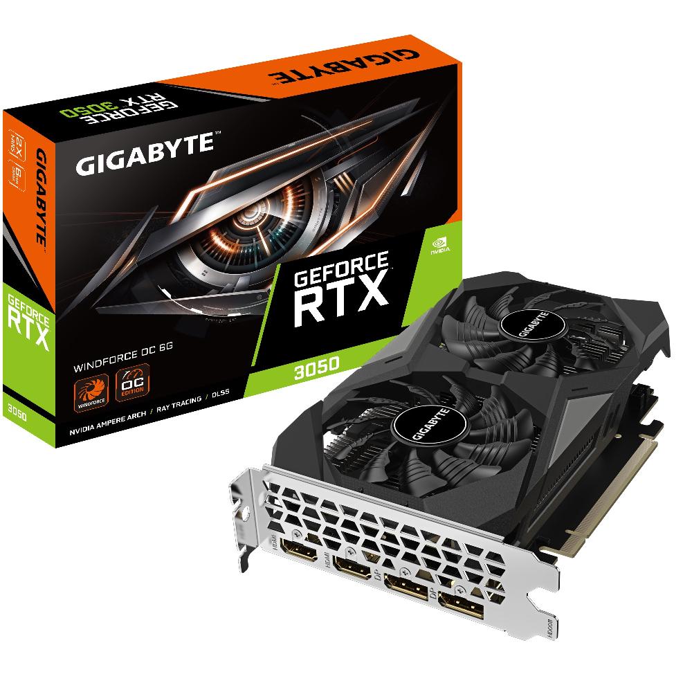 Gigabyte GeForce RTX 3050 WINDFORCE OC 6G NVIDIA 6 GB GDDR6 In Linea