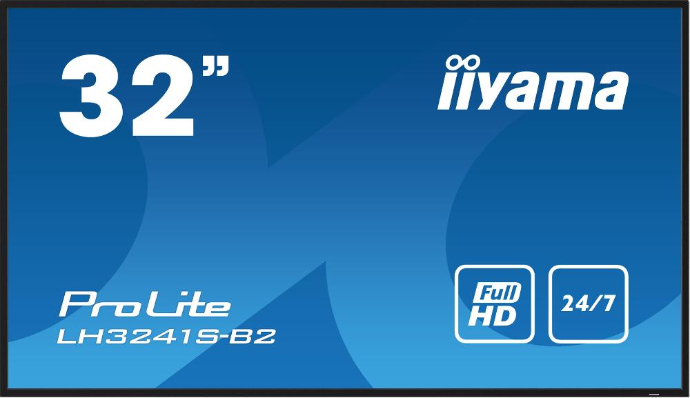 iiyama LH3241S-B2 visualizzatore di messaggi Design chiosco 80 cm (31.5") LED 350 cd/m² Full HD Nero 24/7 Offerta esclusiva