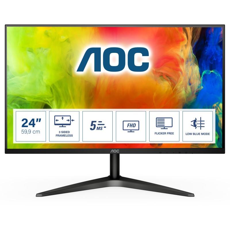 AOC B1 24B1H Monitor PC 59.9 cm (23.6") 1920 x 1080 Pixel Full HD LED Nero Nuovi prodotti