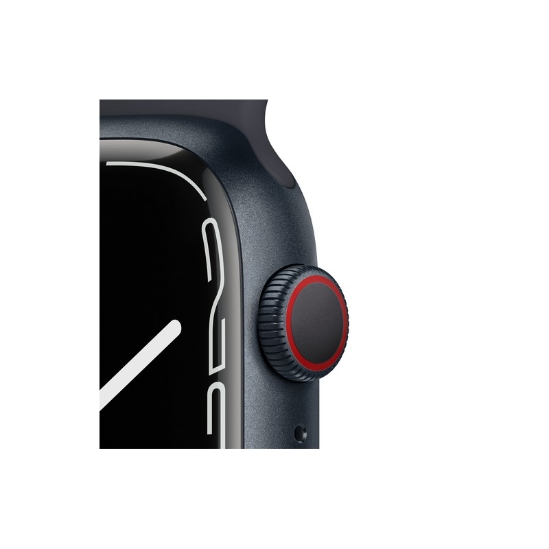 APPLE USATO PREMIUM Apple Watch Series 7 GPS+Cellular 45mm Cassa allu. mezzanotte con cinturino Sport mezzanotte - Usato GRADO B Vendite Flash