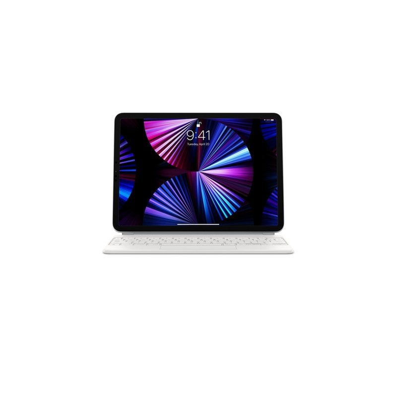 APPLE MAGIC KEYBOARD FOR IPAD PRO 11-INCH (3RD GEN) AND IPAD AIR (4TH GEN) - US ENGLISH - WHITE - (MIN. 10PZ) Spedizione Gratuita