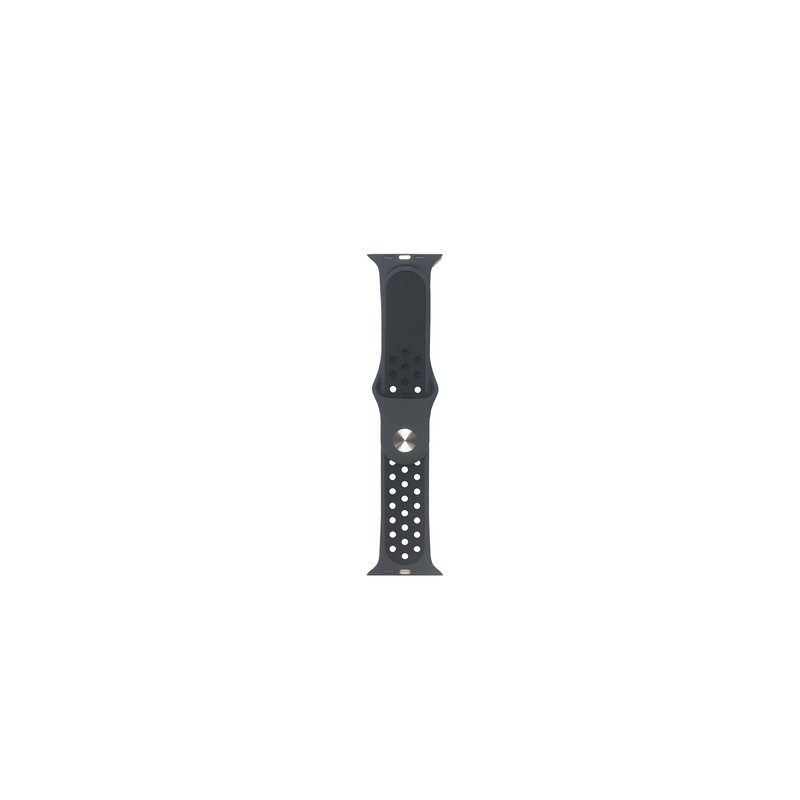 TUNIT Cinturino Apple Watch Sport - 42/44/45 & Serie 10 46mm - Total Black In Vendita