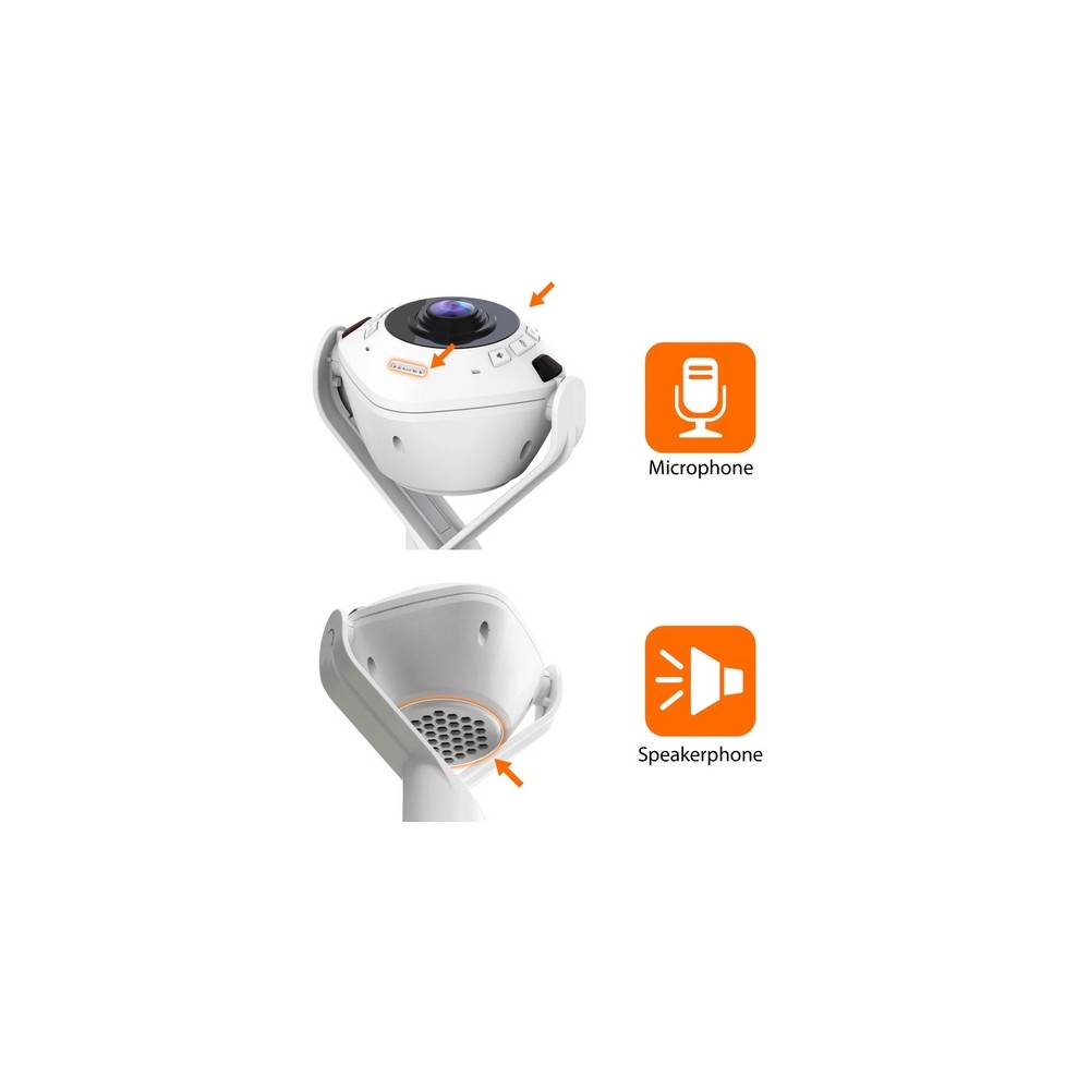 j5create 360° AI-Powered Webcam with Speakerphone Vendita