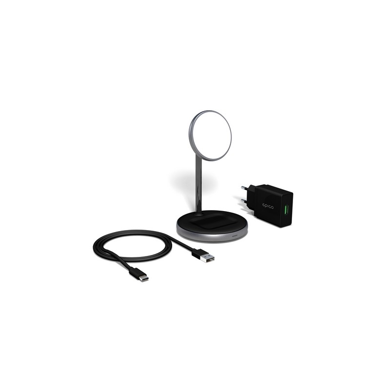 EPICO EPICO 2IN1 MAGNETIC WIRELESS CHARGER - space gray Fino Al -60%