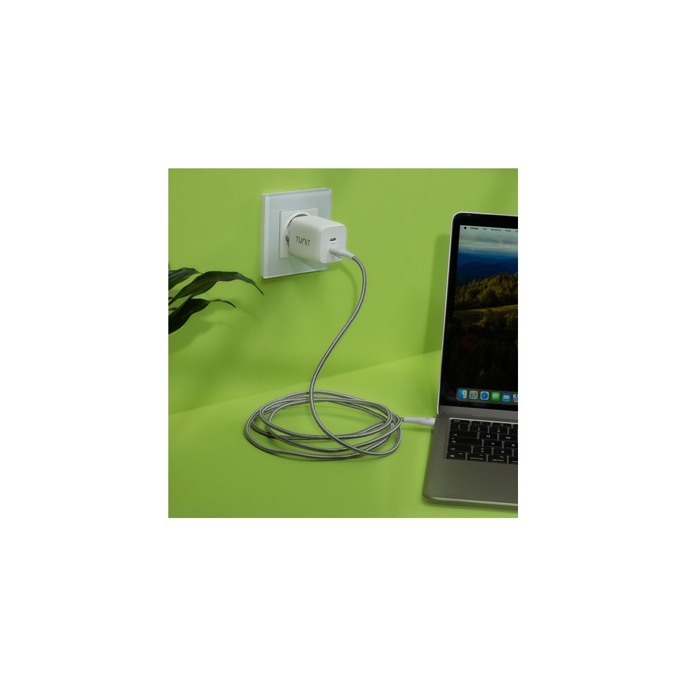 TUNIT Cavo di ricarica e trasferimento Tunit USB-C / USB-C - 2m Pezzi Unici