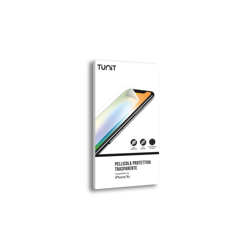 TUNIT Pellicola protettiva anti-impronta e antiriflesso per iPhone XR