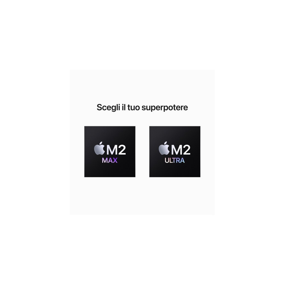 APPLE Mac Studio: Apple M2 Max chip con 12-core CPU 30-core GPU 512GB SSSD Offerta Anniversario