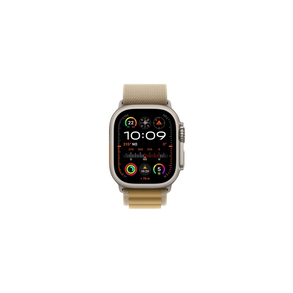APPLE Apple Watch Ultra 2 GPS + Cellular 49mm Natural Titanium Case with Tan Alpine Loop - Medium Offerte giornaliere