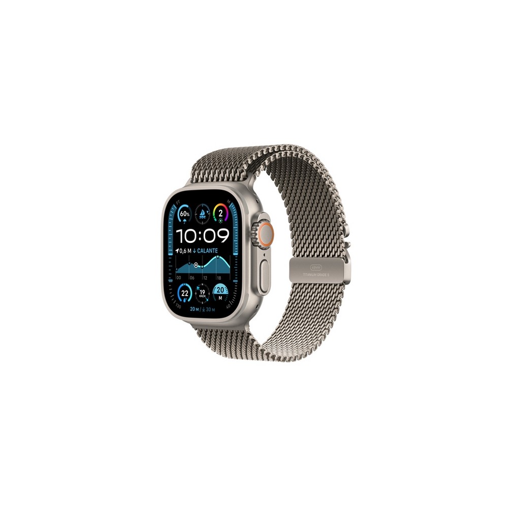 APPLE Apple Watch Ultra 2 GPS + Cellular 49mm Natural Titanium Case with Natural Titanium Milanese Loop - S Prezzo basso