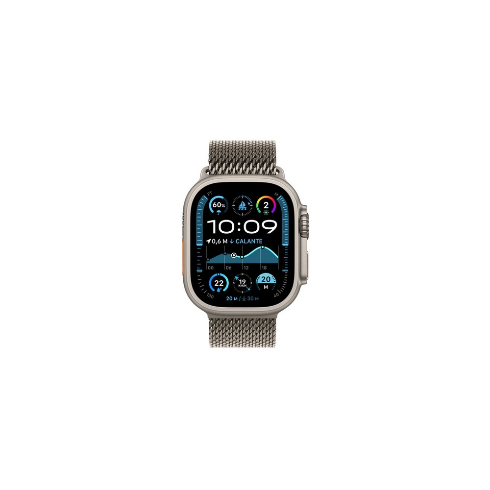 APPLE Apple Watch Ultra 2 GPS + Cellular 49mm Natural Titanium Case with Natural Titanium Milanese Loop - S Prezzo basso