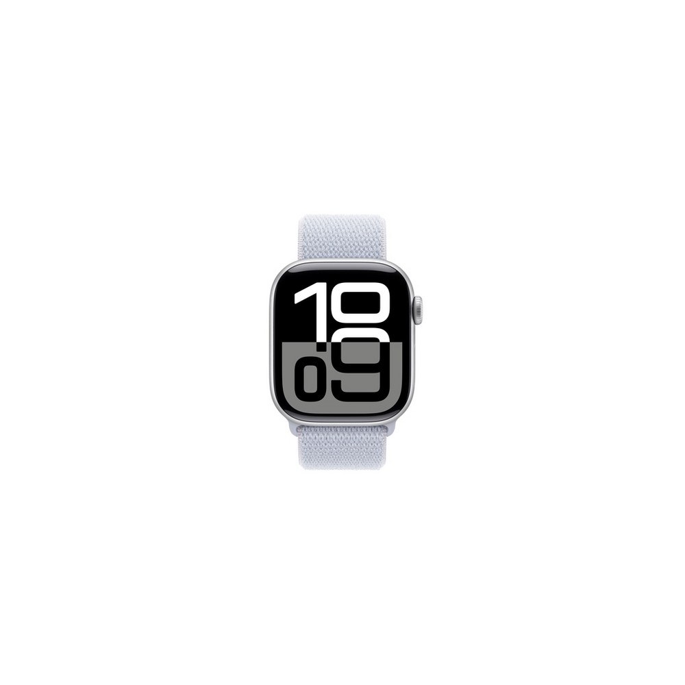 APPLE Apple Watch Series 10 GPS 42mm Silver Aluminium Case with Blue Cloud Sport Loop Fino al 55% di sconto