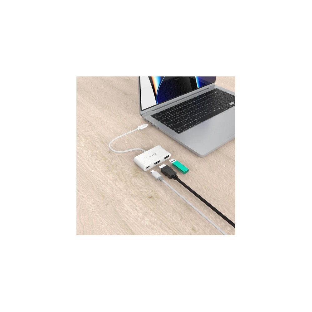 j5create Eco-Friendly USB-C to HDMI & USB Type-A with Power Delivery Latest stili