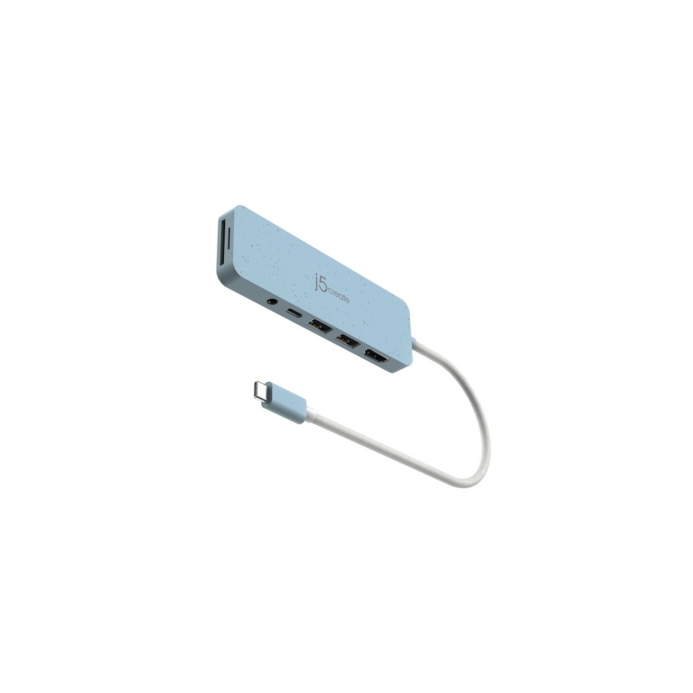 j5create Eco-Friendly USB-C Multi-Port Hub with Power Delivery Ultimo giorno