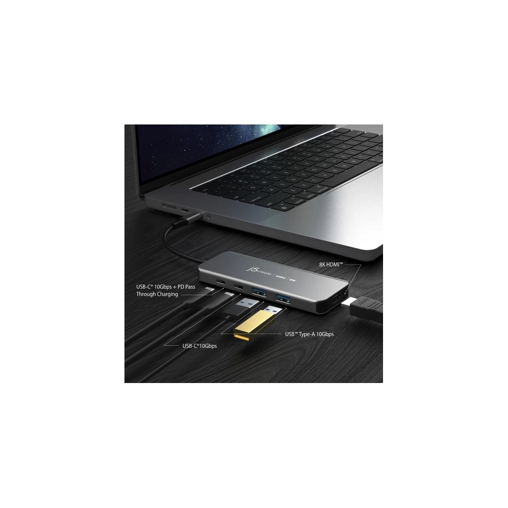 j5create USB4 8K60 Slim Hub Fino al 60% di sconto
