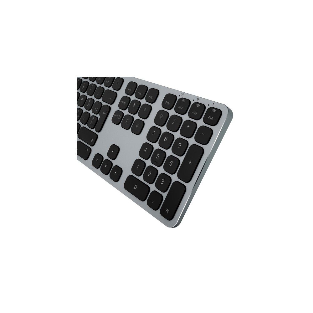 TUNIT Tastiera wireless in alluminio con tastierino numerico - Grigio Siderale ITA Solo un giorno rimasto