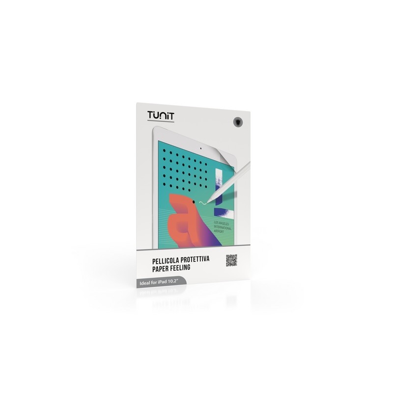 TUNIT Pellicola Protettiva "Paper Feeling" per iPad 10.2" Presa