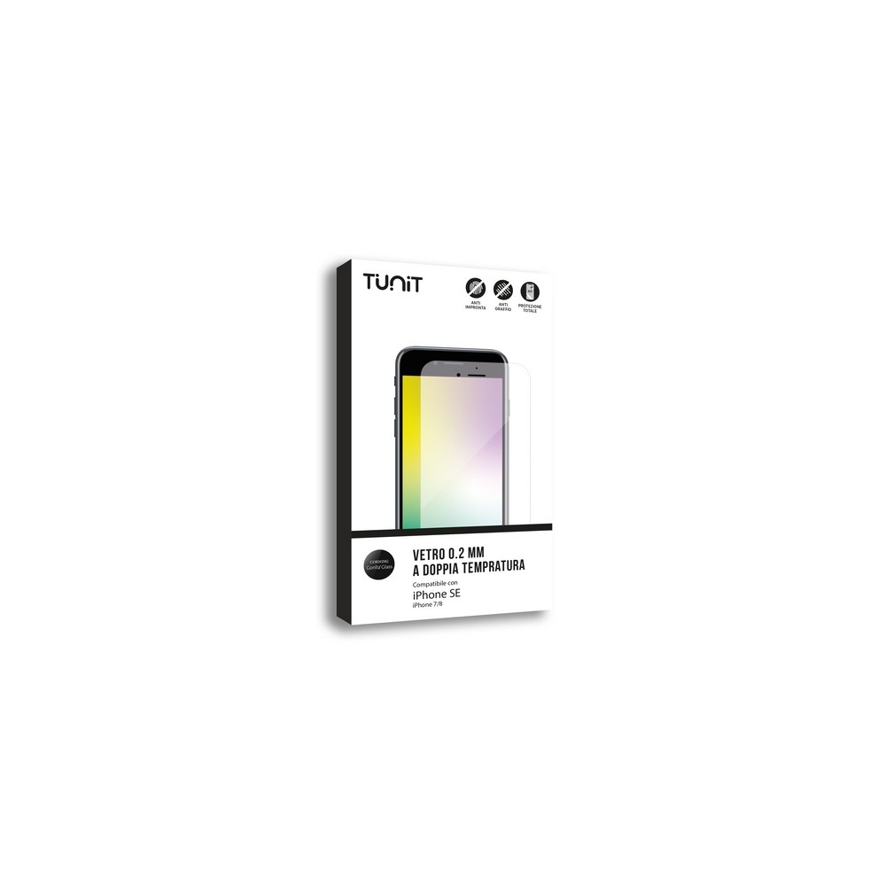 TUNIT Tunit Tempered Glass - iPhone SE/8/7 Offerte stagionali