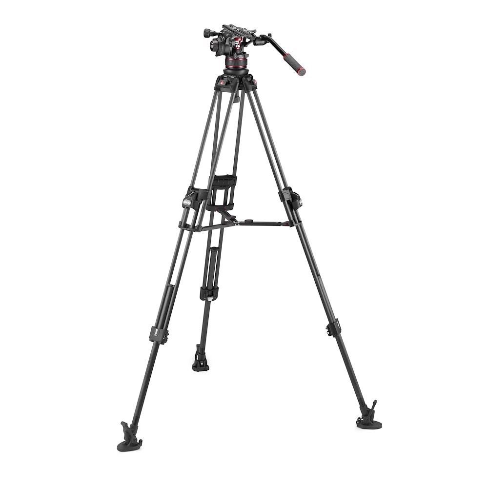 Manfrotto Nitrotech Serie 612 e Treppiede 645 Fast doppio tubo Carbon