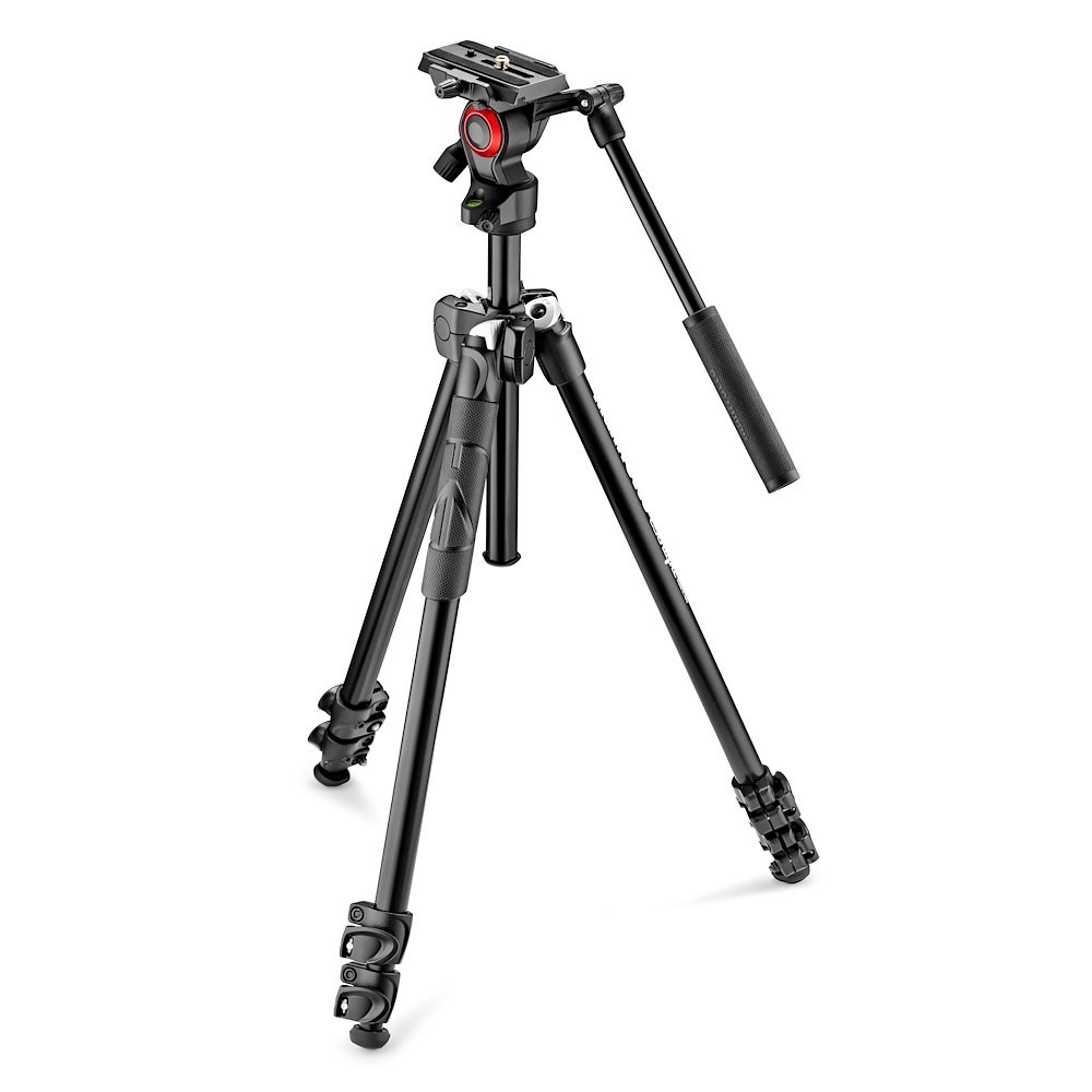 Manfrotto Kit 290 light con testa fluida video MVH400AH Prezzo Ridotto
