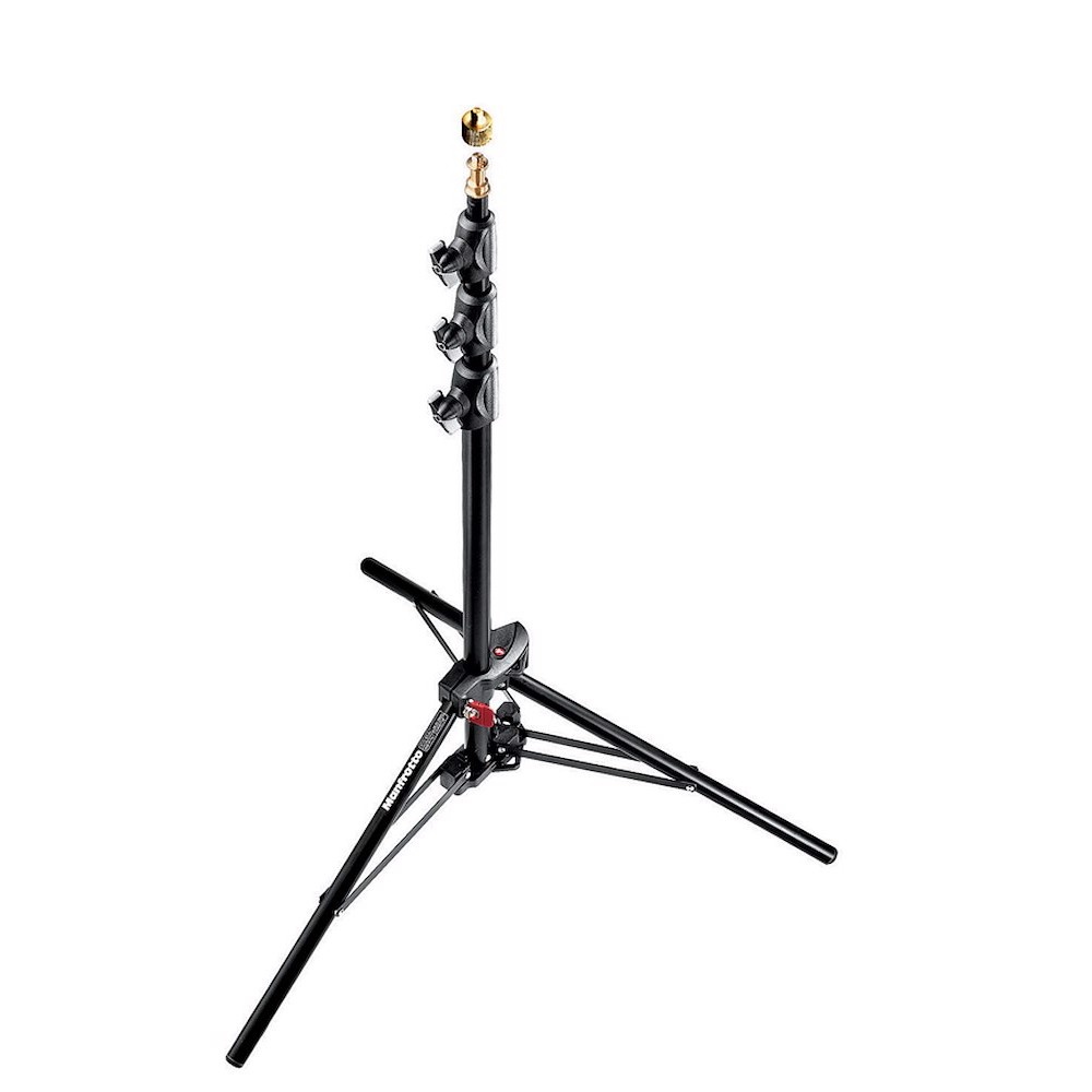Manfrotto Stativo Mini Compact Alu nero con sistema ''pneumatico''